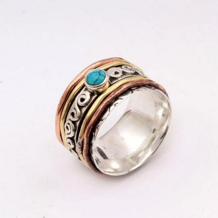 Edgy Pearl 925 Sterling Silver Ring